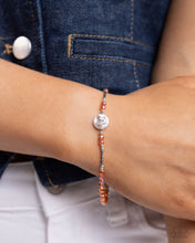 Load image into Gallery viewer, Paparazzi ♥ Aerial Action Necklace &amp; Aerial Actress Bracelet - Orange Set ♥ S143