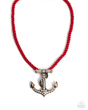 Load image into Gallery viewer, Paparazzi ♥ Anchored Allure - Red ♥ N2689