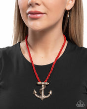 Load image into Gallery viewer, Paparazzi ♥ Anchored Allure - Red ♥ N2689