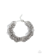 Load image into Gallery viewer, Paparazzi ♥ Urban Acoustics Necklace &amp; Audible Shimmers Bracelet - Silver Set ♥ S160