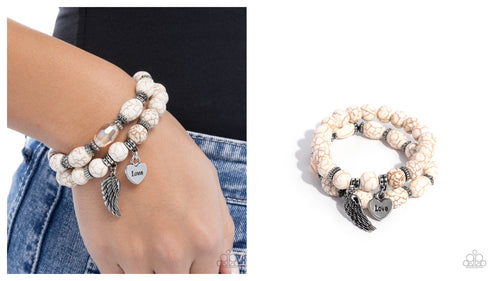 Paparazzi ♥ Santa Fe Settlement - White ♥ B1014