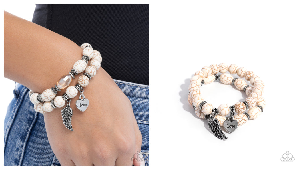 Paparazzi ♥ Santa Fe Settlement - White ♥ B1014