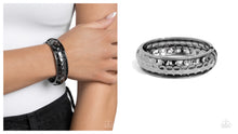 Load image into Gallery viewer, Paparazzi ♥ Hammered Hardware - Black ♥ Hinge B1031