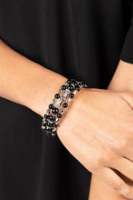 Load image into Gallery viewer, Paparazzi ♥ Colorfully Coiled - Black ♥ B486
