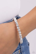 Load image into Gallery viewer, Paparazzi ♥ Sinuous Stones - White ♥ B641