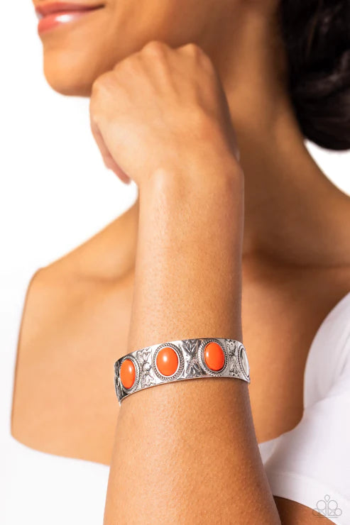 Paparazzi ♥ Next POP Model - Orange ♥ Cuff B664