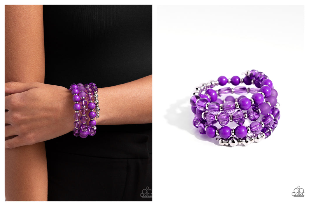 Paparazzi ♥ Colorful Charade - Purple ♥ Coil B685