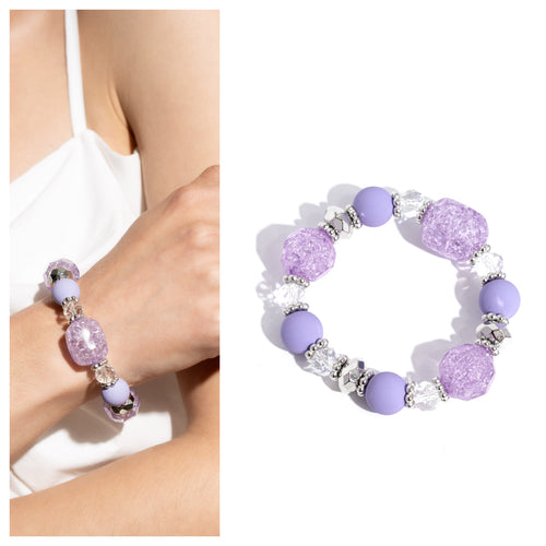 Paparazzi ♥ Sweetly Shattered - Purple ♥ B735