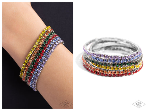 Paparazzi ♥ Rock Candy Range Rainbow - Multi ♥ B731