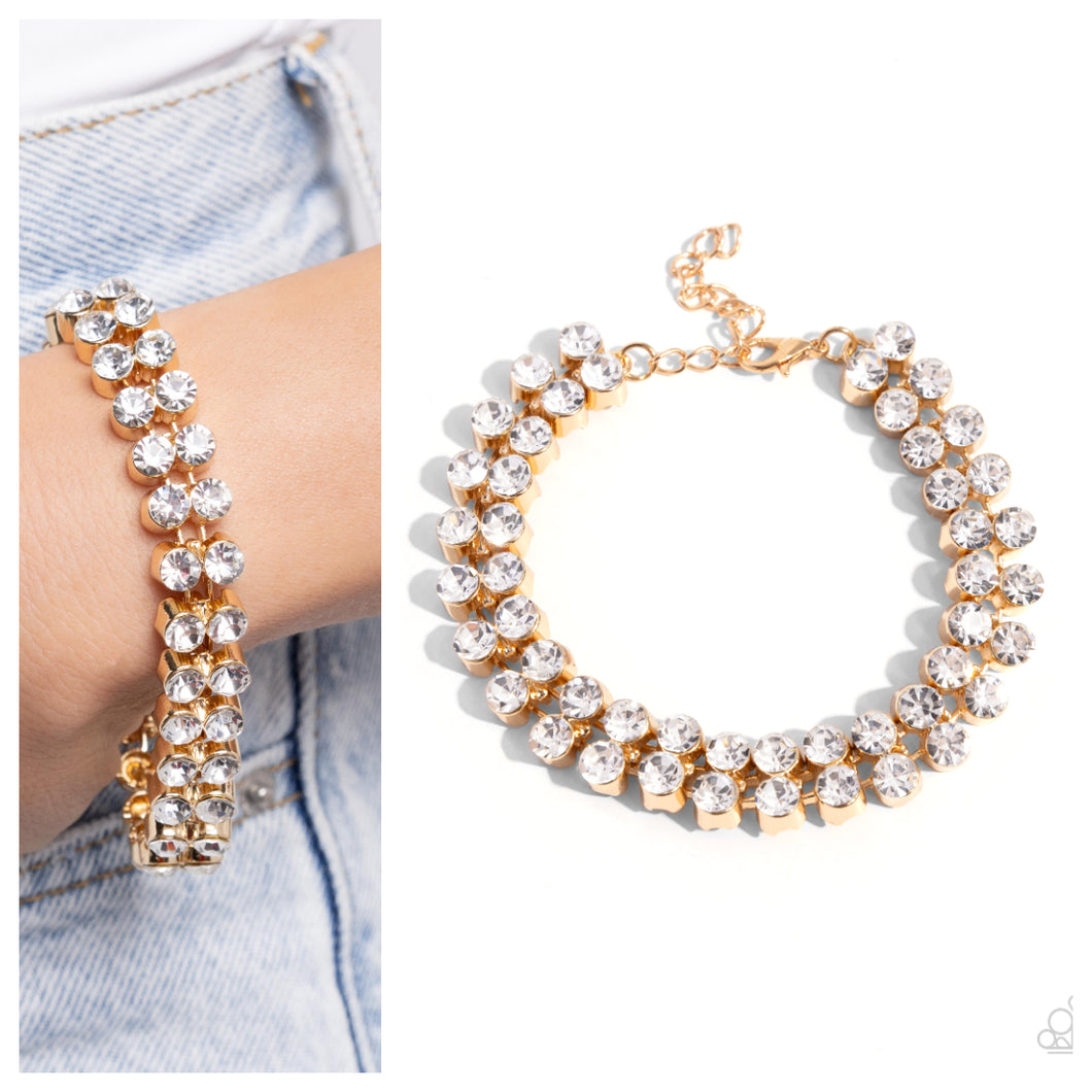 Paparazzi ♥ Once Upon A TIARA - Gold ♥ B756