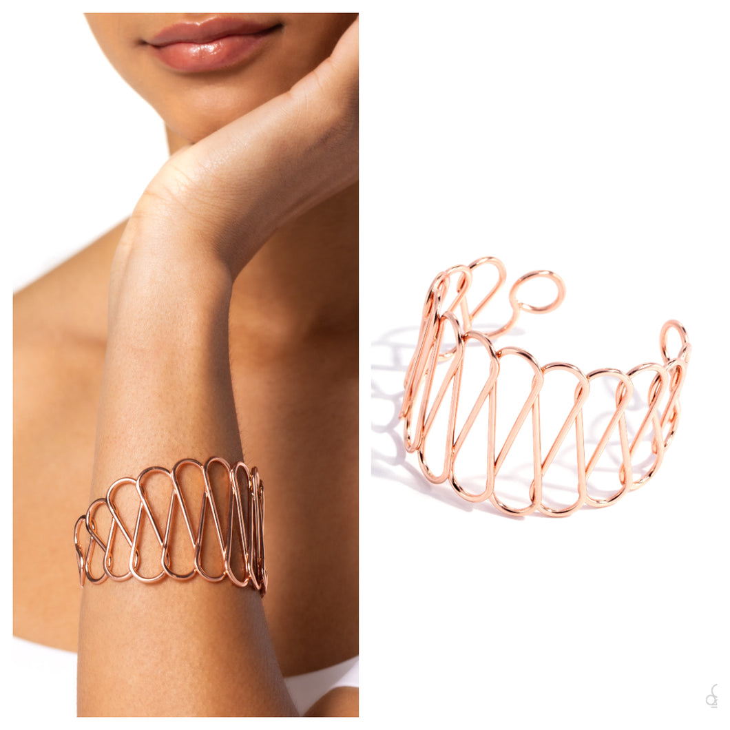 Paparazzi ♥ Wickedly Wired - Copper ♥ B801