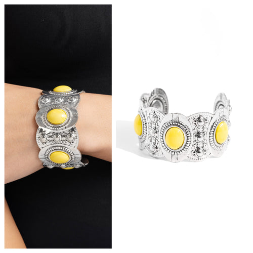 Paparazzi ♥ Exotic Excavation - Yellow ♥ B810