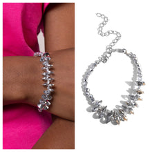 Load image into Gallery viewer, Paparazzi ♥ Flickering Facade - Silver ♥ B823