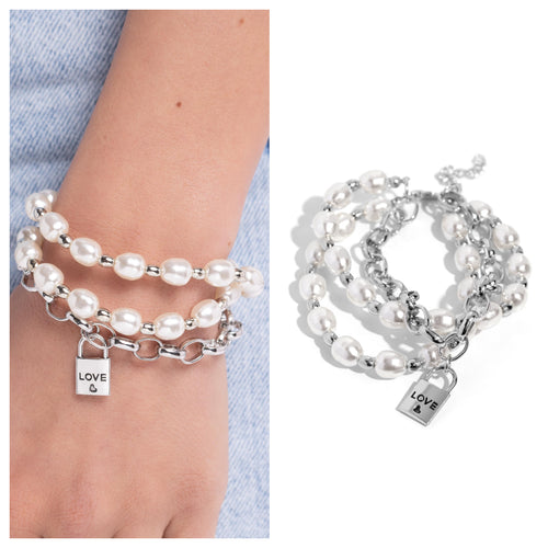 Paparazzi ♥ LOVE-Locked Legacy - White ♥ B824