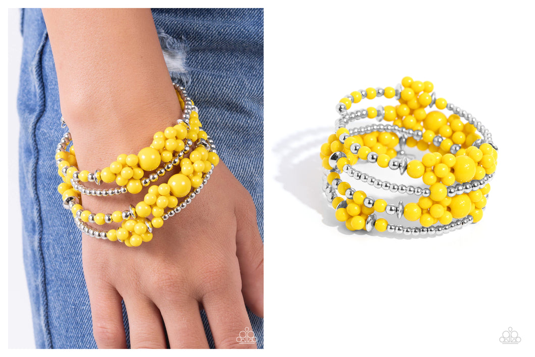 Paparazzi ♥ Compelling Clouds - Yellow ♥ B852