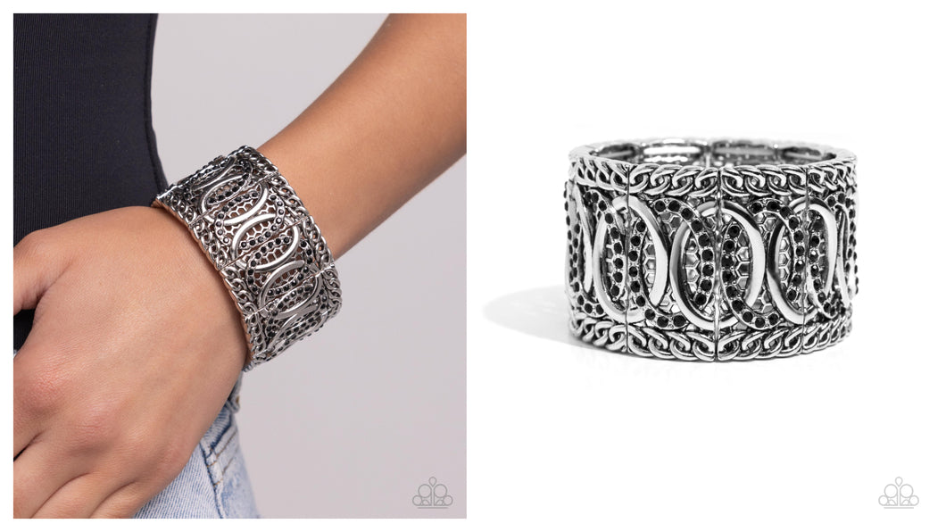 Paparazzi ♥ Forged Fashion - Black ♥ B858