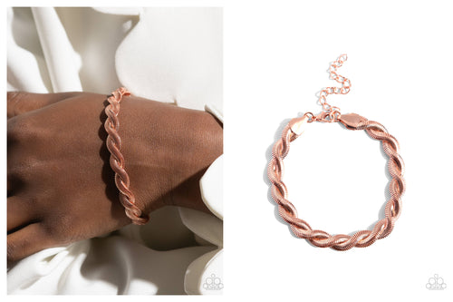Paparazzi ♥ Tasteful Twists - Copper ♥ B862