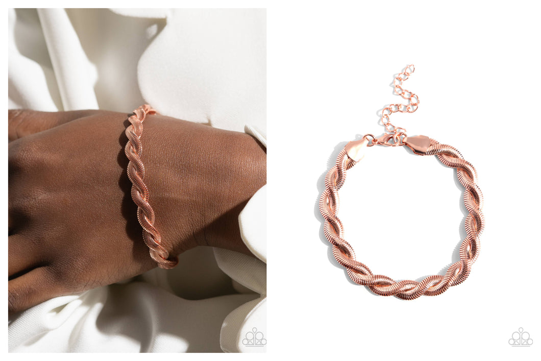 Paparazzi ♥ Tasteful Twists - Copper ♥ B862
