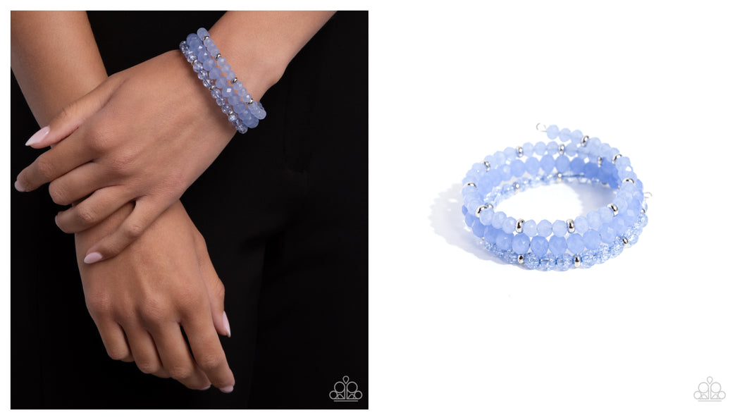 Paparazzi ♥ Cultured Cause - Blue ♥ Coiled B866