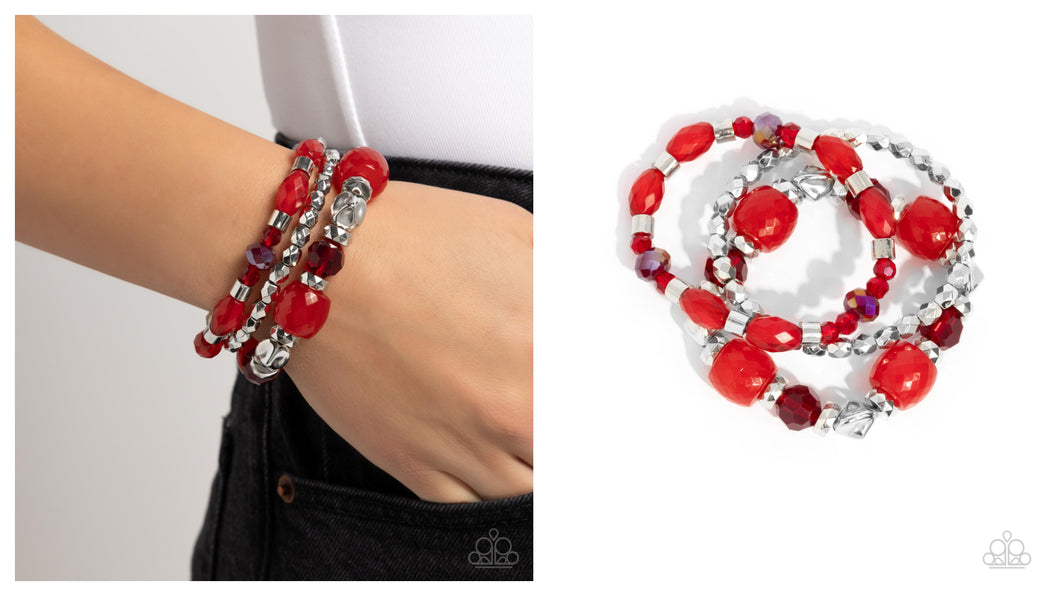 Paparazzi ♥ Defaced Dare - Red ♥ B920