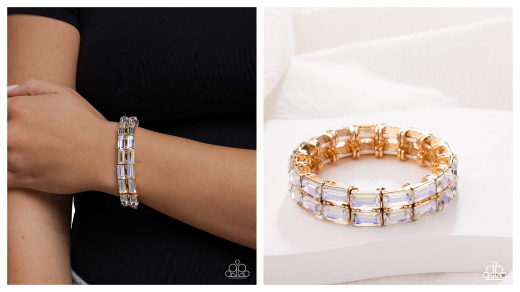 Paparazzi ♥ Symmetrical Statement - Yellow ♥ B994