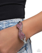Load image into Gallery viewer, Paparazzi ♥ Blissful Bow - Pink ♥ Bracelet EX64