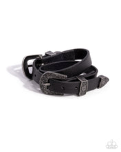 Load image into Gallery viewer, Paparazzi ♥ Buckle TOWN - Black ♥ B919