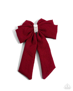 Paparazzi ♥ Love of Mine - Red ♥ Hair Clip C21