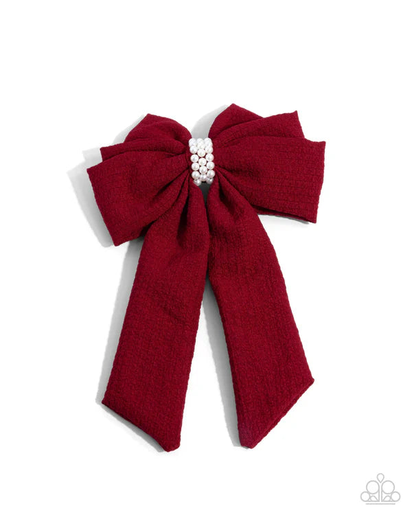 Paparazzi ♥ Love of Mine - Red ♥ Hair Clip C21
