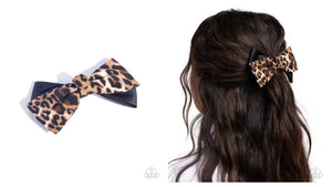Paparazzi ♥ Chasing Cheetah - Brown ♥ Hair Clip C24