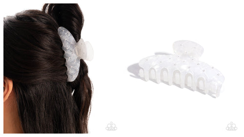 Paparazzi ♥ Precise Pearls - White ♥ Hair Clip C51