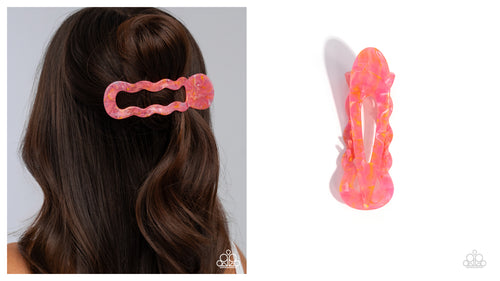 Paparazzi ♥ Jovial Jellyfish - Pink ♥ Hair Clip C53