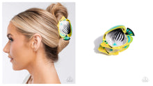 Load image into Gallery viewer, Paparazzi ♥ Tropical Tail - Yellow ♥ Hair Clip C56