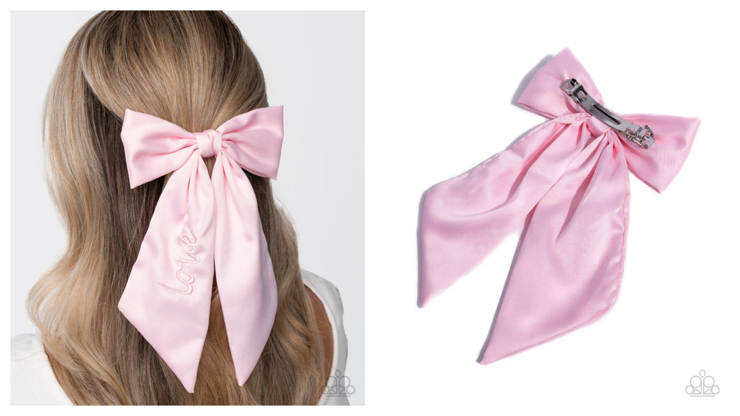 Paparazzi ♥ Ready, Set, BOW! - Pink ♥ Hair Clip C58