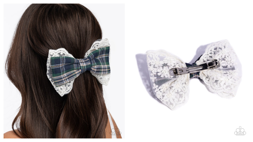 Paparazzi ♥ Ready to BOW? - Blue ♥ Hair Clip C60