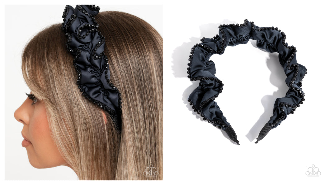 Paparazzi ♥ Beaded Broadcast - Blue ♥ Head Band C69