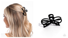 Load image into Gallery viewer, Paparazzi ♥ Merry BOW Round - Black ♥ Hair Clip C71