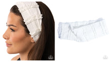 Load image into Gallery viewer, Paparazzi ♥ Soft Statement - White ♥ Head Band C75
