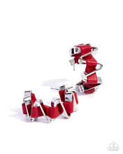 Load image into Gallery viewer, Paparazzi ♥ Captivating Corkscrew - Red ♥ Post E2067
