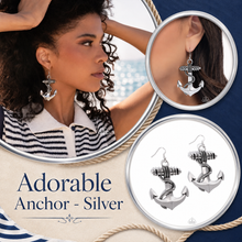 Load image into Gallery viewer, Paparazzi ♥ Adorable Anchor - Silver ♥ E2322