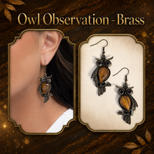 Load image into Gallery viewer, Paparazzi ♥ Owl Observation - Brass♥ E2327