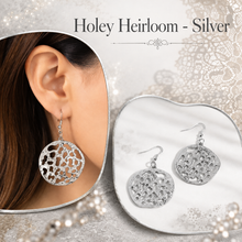 Load image into Gallery viewer, Paparazzi ♥ Holey Heirloom - Silver ♥ E2330