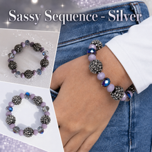 Load image into Gallery viewer, Paparazzi ♥ Sassy Sequence - Silver ♥ B1180
