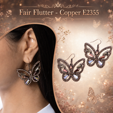 Load image into Gallery viewer, Paparazzi ♥ Fair Flutter - Copper ♥ E2355
