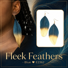 Load image into Gallery viewer, Paparazzi ♥ Fleek Feathers - Blue ♥ E2362