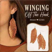 Load image into Gallery viewer, Paparazzi ♥ WINGING Off The Hook - Brown ♥ E2365