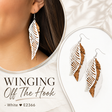 Load image into Gallery viewer, Paparazzi ♥ WINGING Off The Hook - White ♥ E2366