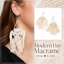 Load image into Gallery viewer, Paparazzi ♥ Modern Day Macrame - White ♥ E2368