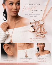 Load image into Gallery viewer, *Convention 2025* Paparazzi ♥ World Tour - Rose Gold ♥ Lanyard N2940