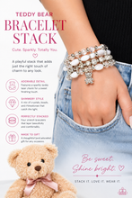 Load image into Gallery viewer, Paparazzi ♥ Bewitching Bear - White ♥ B1150
